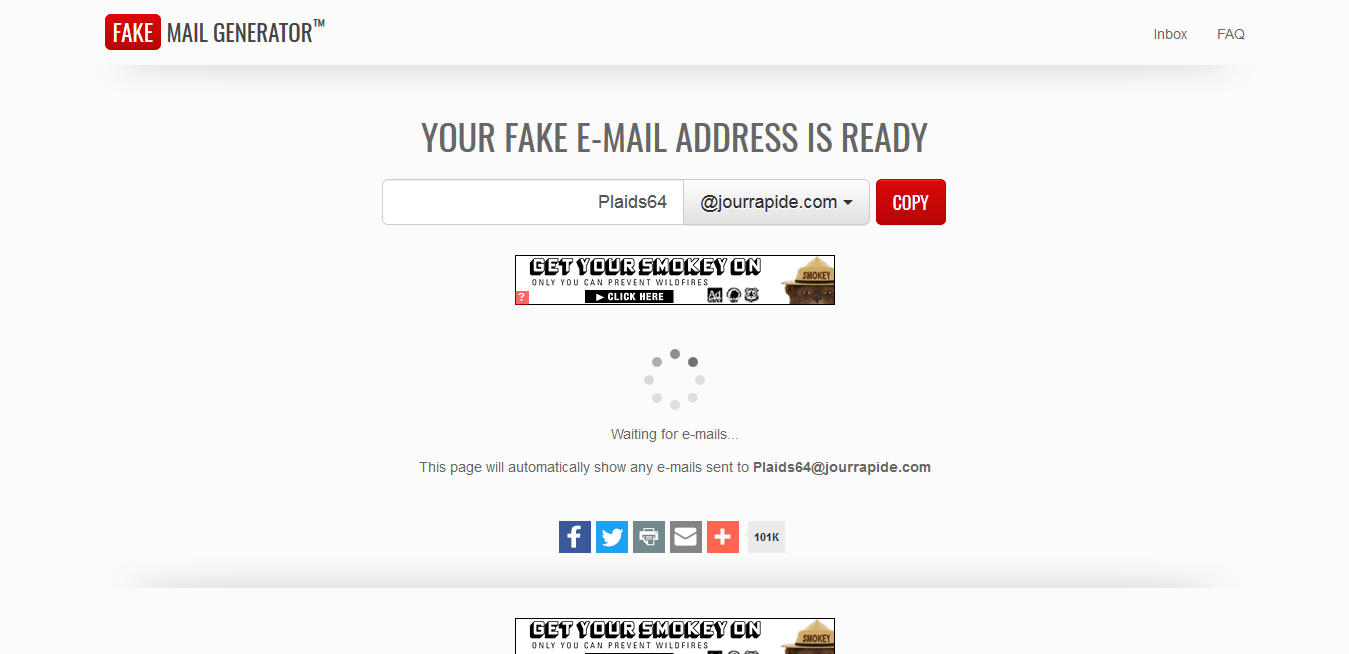 Fake Mail Generator