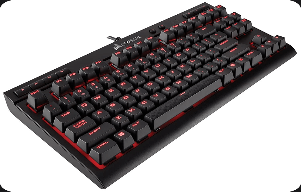 4. Corsair K63 Compact and Quiet Mechanical Gaming Keyboard