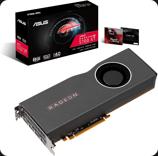 ASUS AMD Radeon RX 5700 XT second best graphics card for video editing