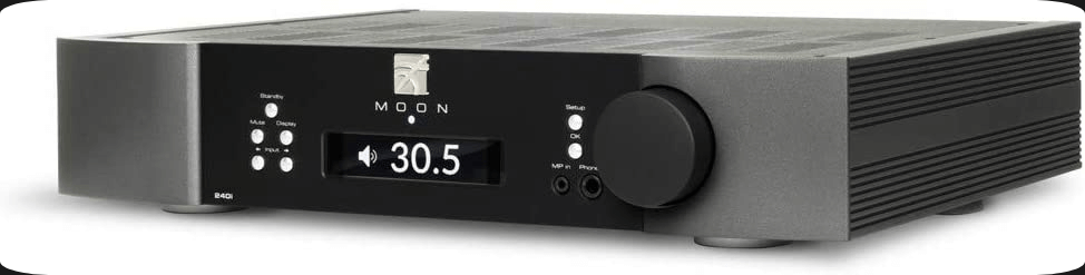 MOON 240i Integrated Amplifier (Black) One of the best integrated amplifiers under $3000