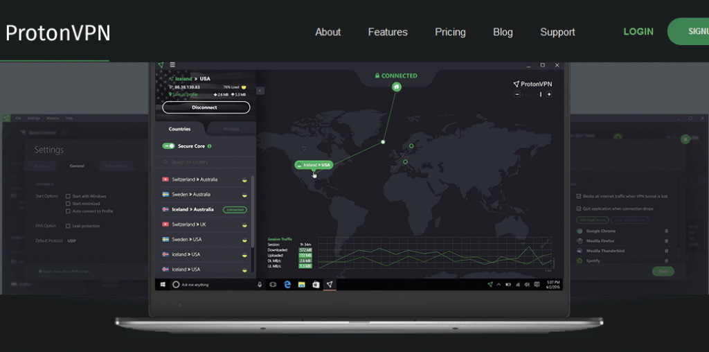 ProtonVPN Unlimited Data with Less Speed free VPN for firestick with unlimited data