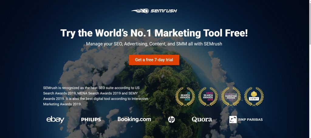 SEMRush All-in-one SEO Tool