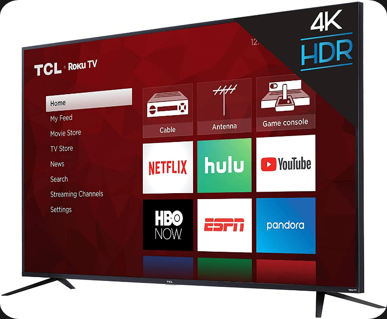 TCL 75S425 75 Inch 4K UHD HDR Smart Roku TV best 75-inch 4k TVs under $2000 with smart features