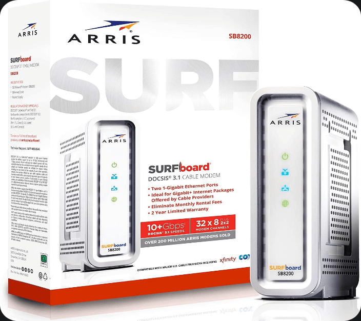 Arris Surfboard SB8200 Cable Modem