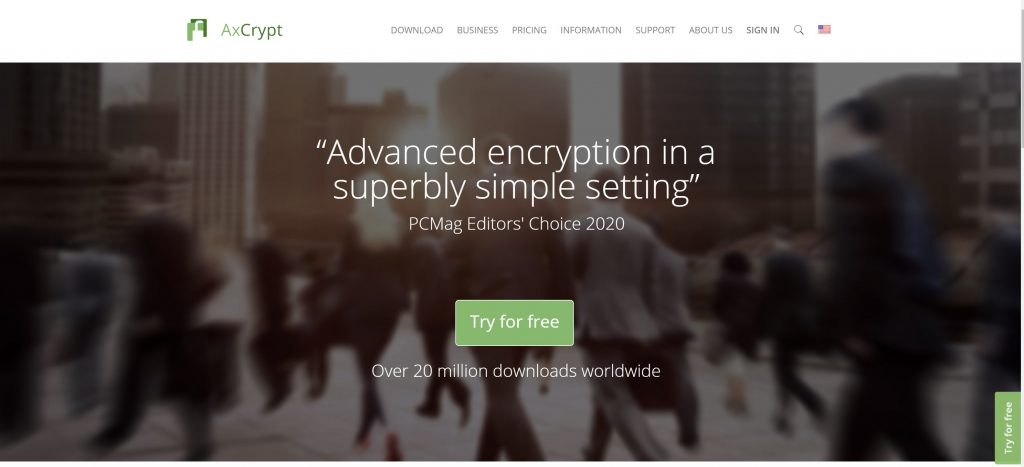 AxCrypt encryption tool
