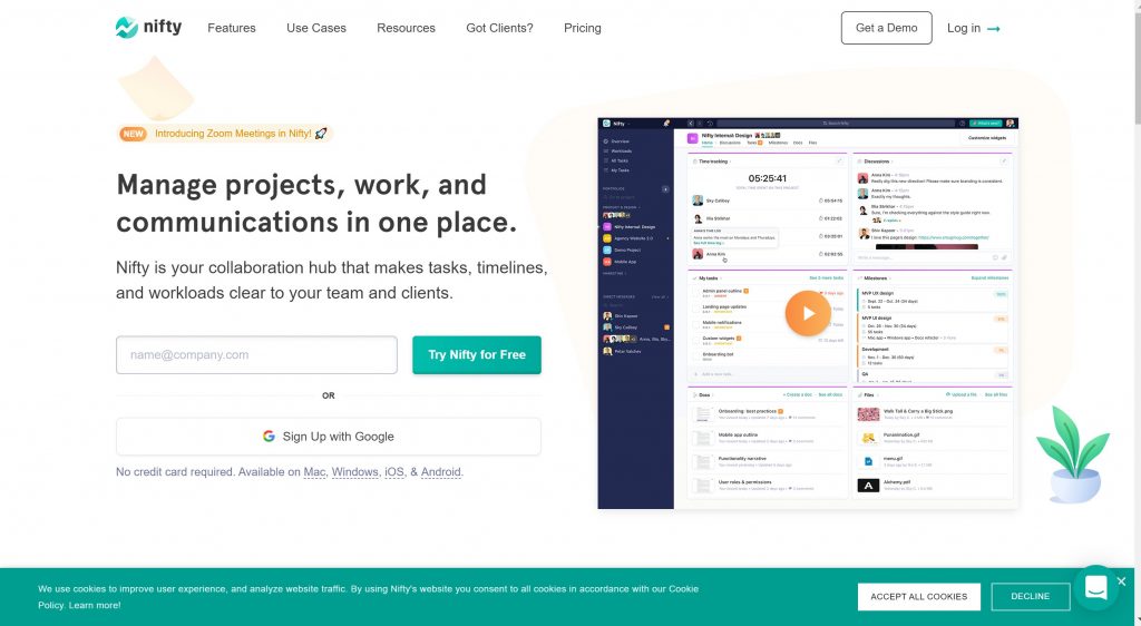 Nifty project management tools for business