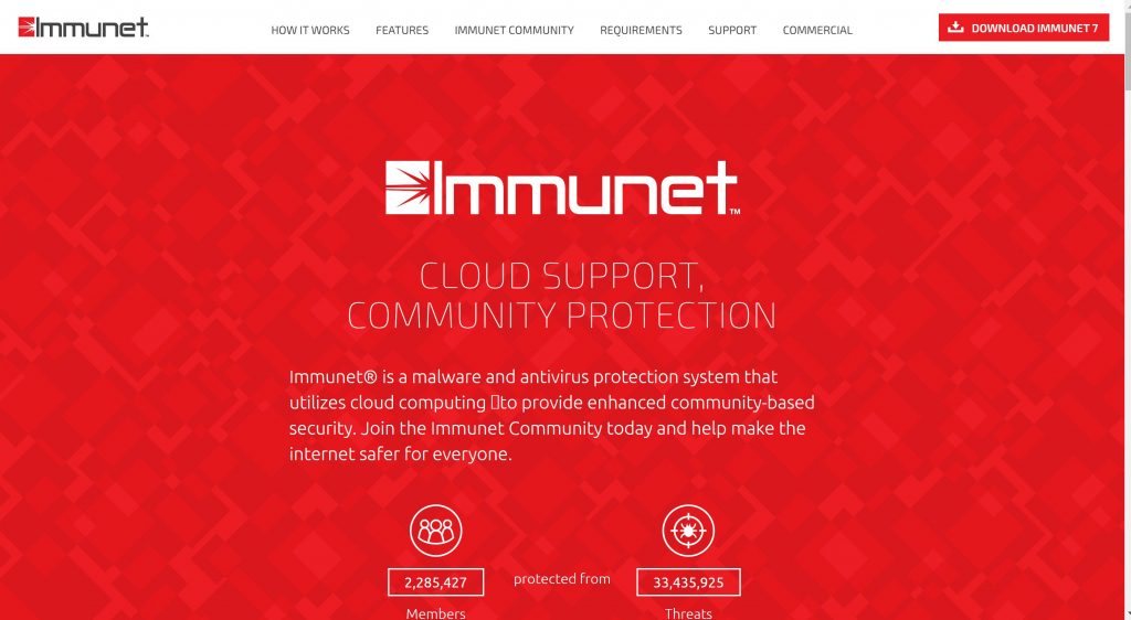 Best Cloud based antivirus software Immunet