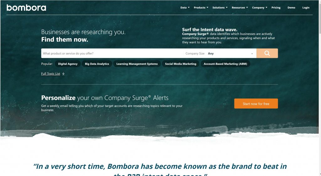 Bombora- Best automation tools for business