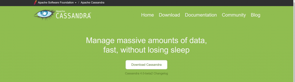 Cassandra big data analytics software