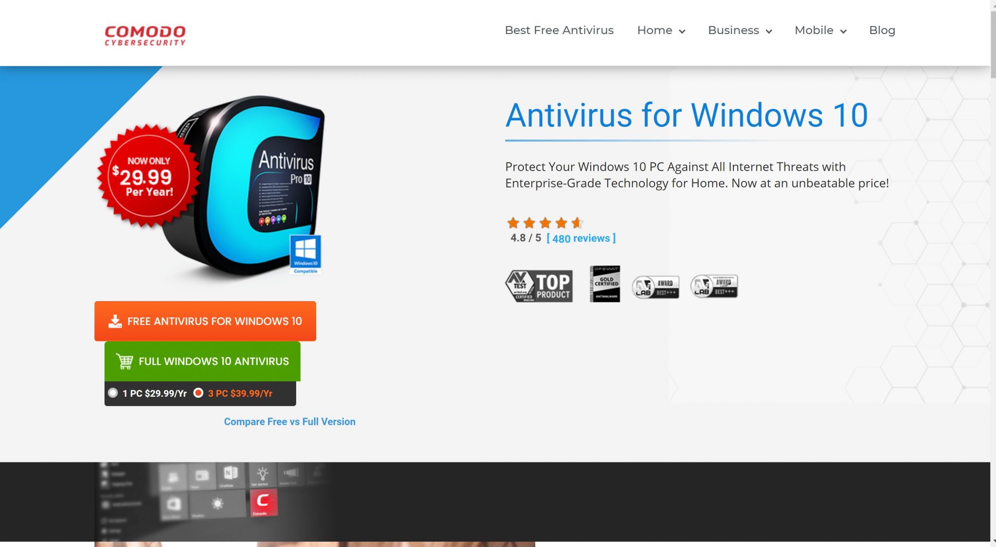 antivirus comodo