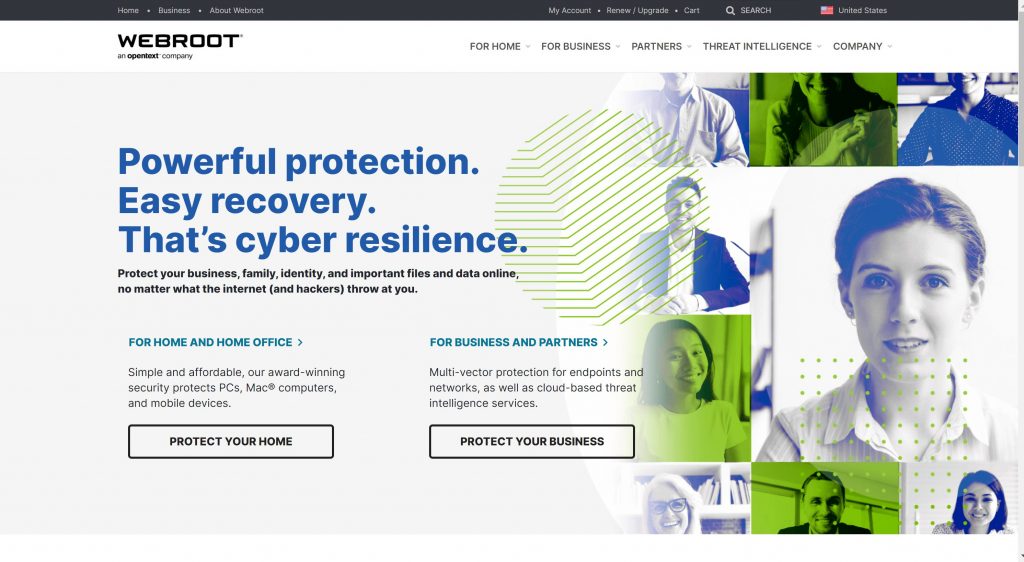 Webroot business security software