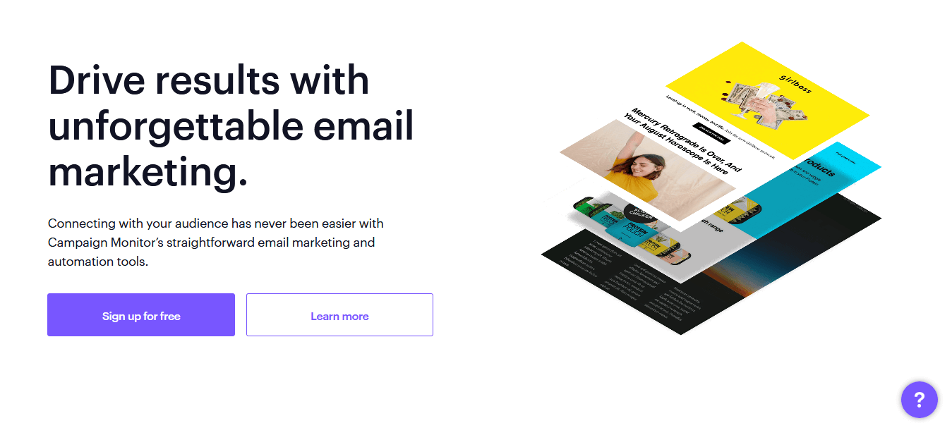 Campaign Monitor- Creative and Easy-to-use Email Marketing Software