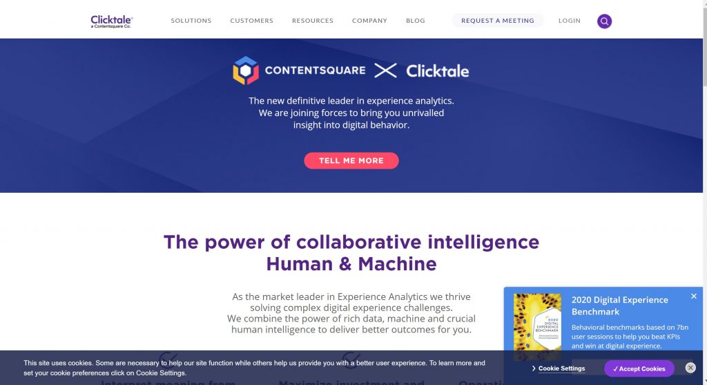 Clicktale for customer management