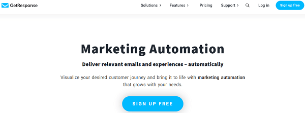 GetResponse-email automation software