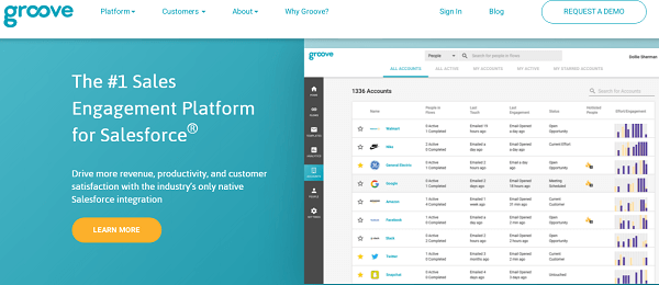 Groove-Sales Engagement Platform