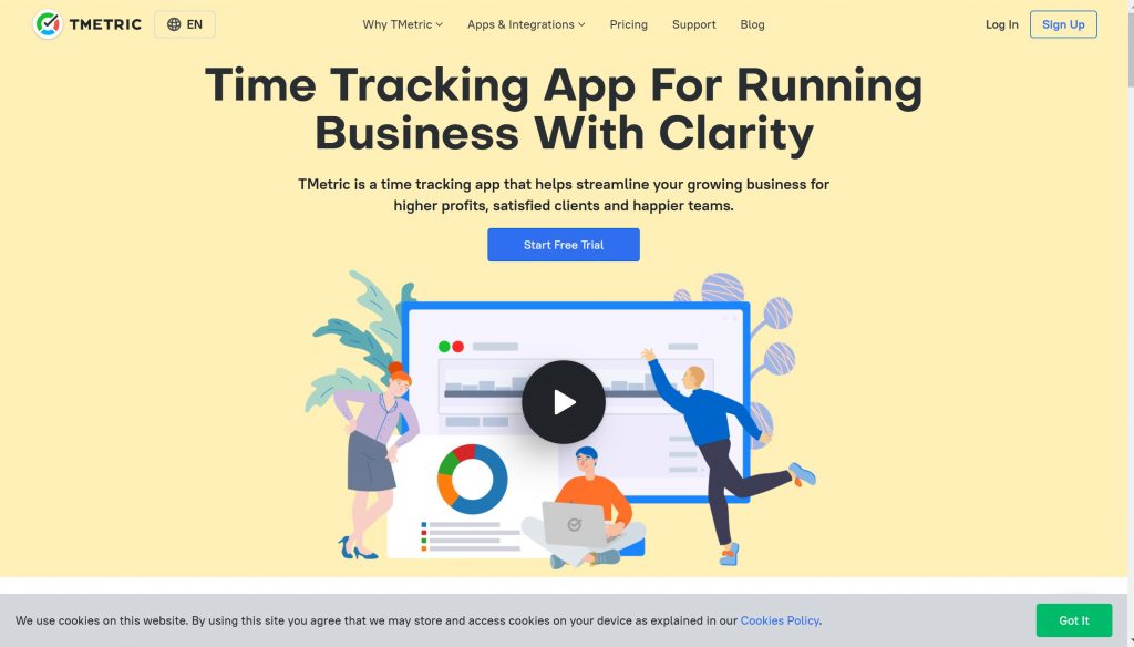 TMETRIC Time tracking software