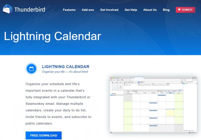 thunderbird for mac lightning calendar