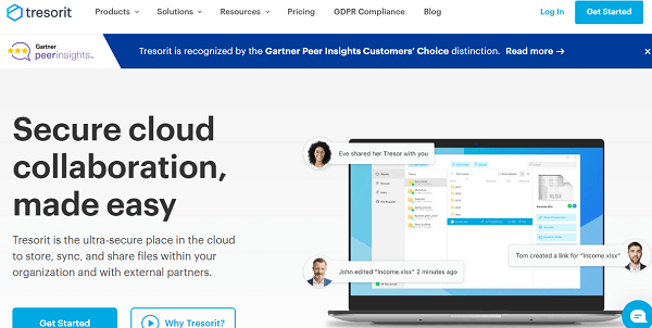 tresorit alternative to dropbox