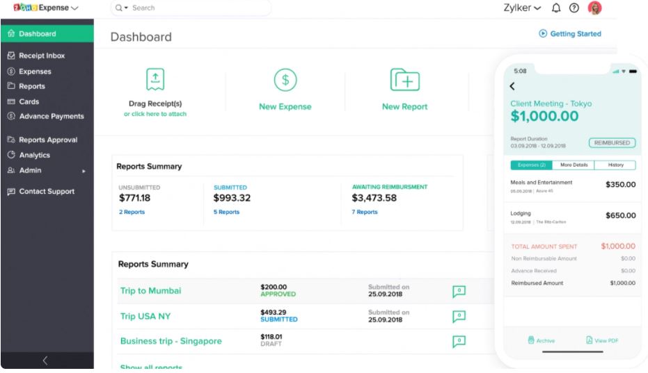 Zoho Expense