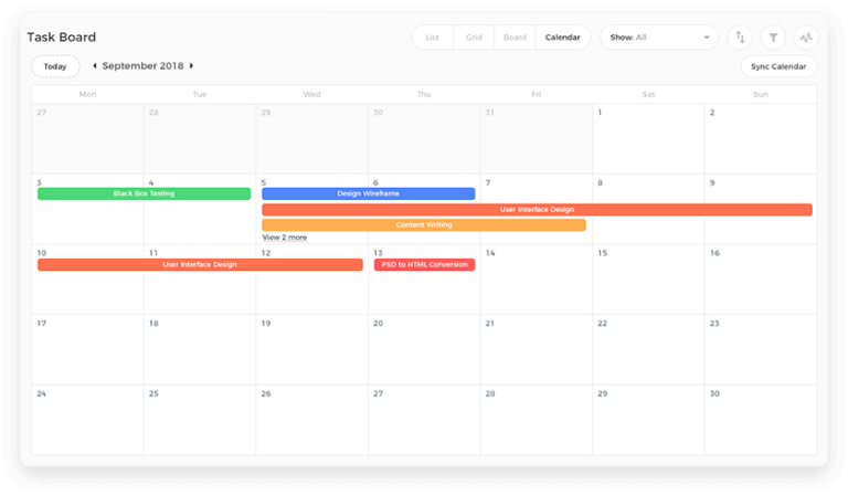 ntask calendar apps