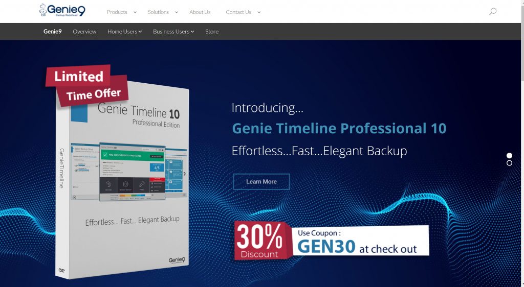 free data backup software- Genie9 backup software