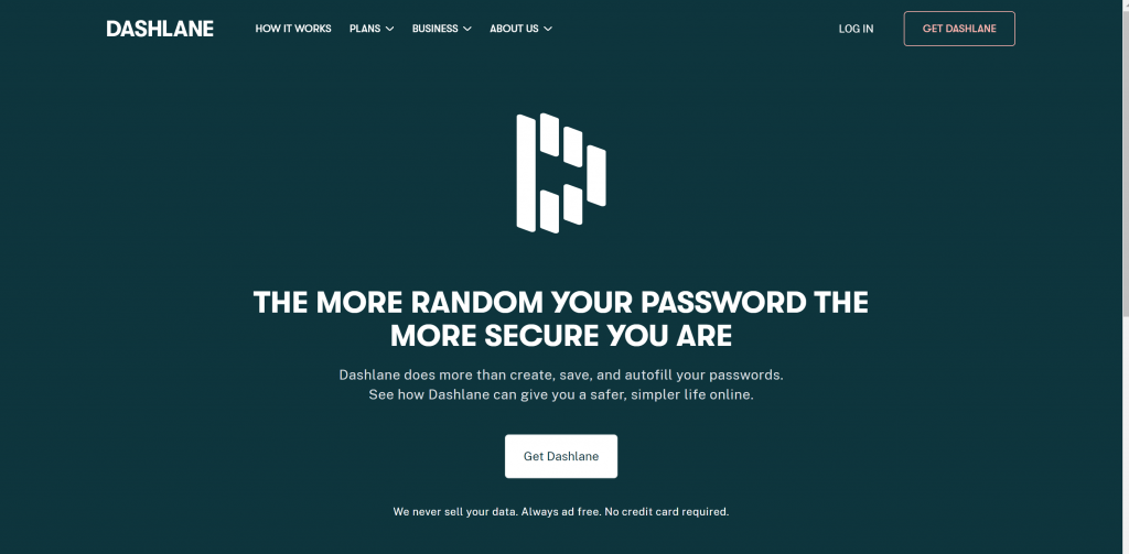 Dashlane password manager tools