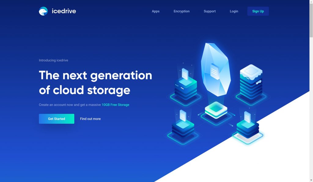 Icedrive cloud backup storage