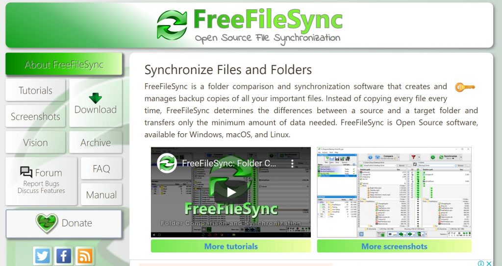 freefilesync error 183