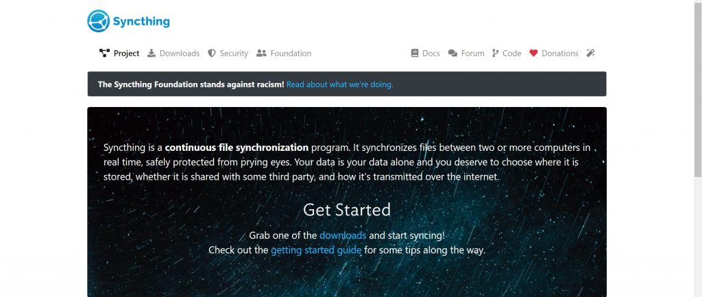 Syncthing- best file sync software