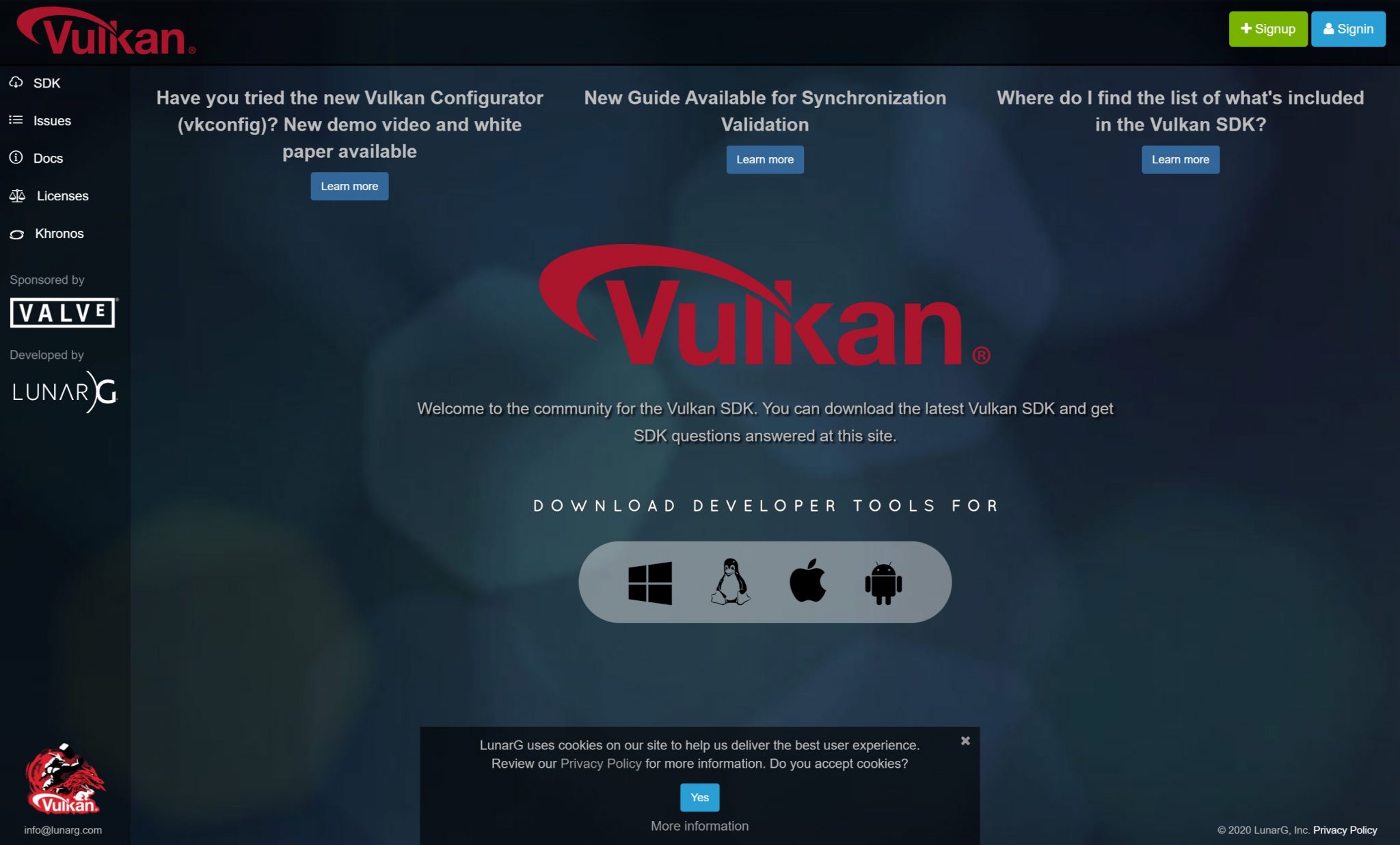 Vulkan installer