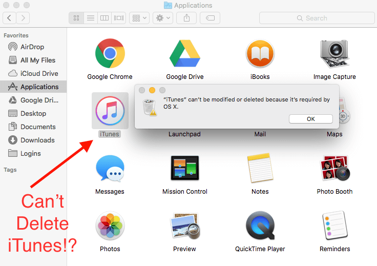 how to uninstall and install itunes on mac