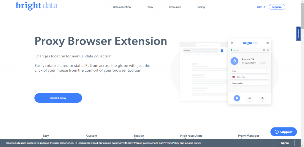 BrightData- best web browsers proxy