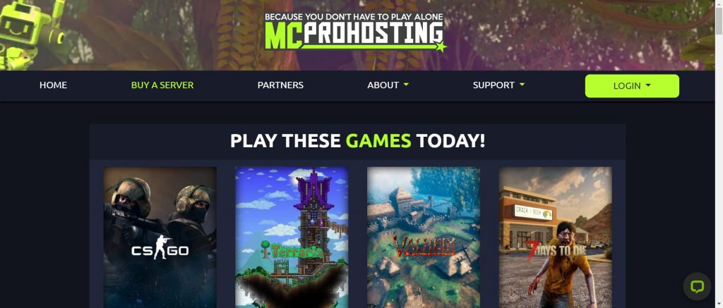 MCPro hosting for minecraft