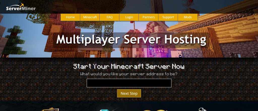 ServerMine- minecraft server hosting
