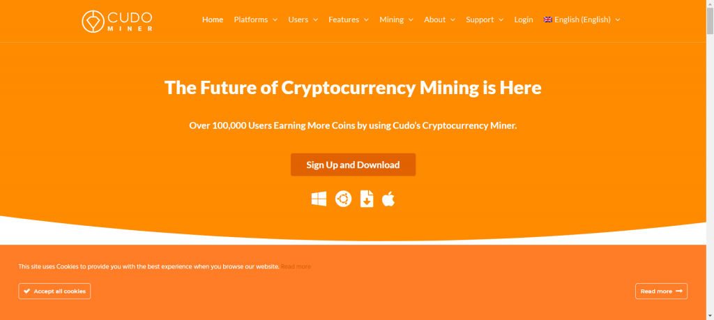 Cudo Miner- best cryptocurrency platform