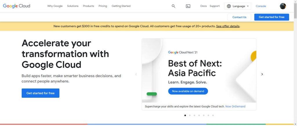 Google Cloud- best cloud hosting platform