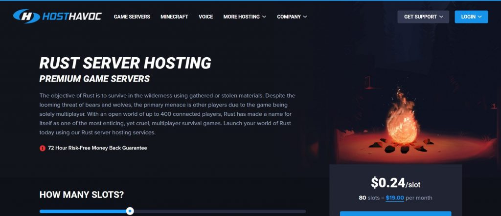 HostHavoc- best rust server hosting
