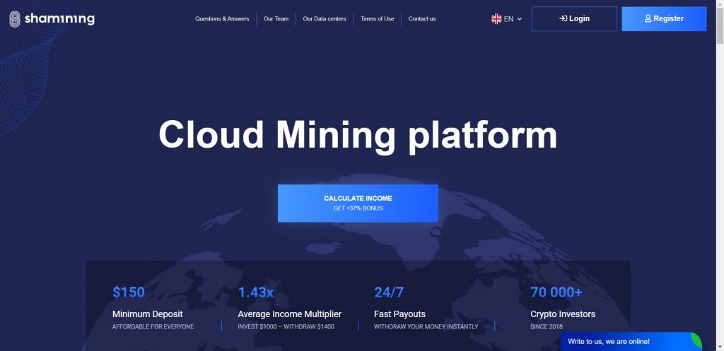 Shamining- best crypto ming platform