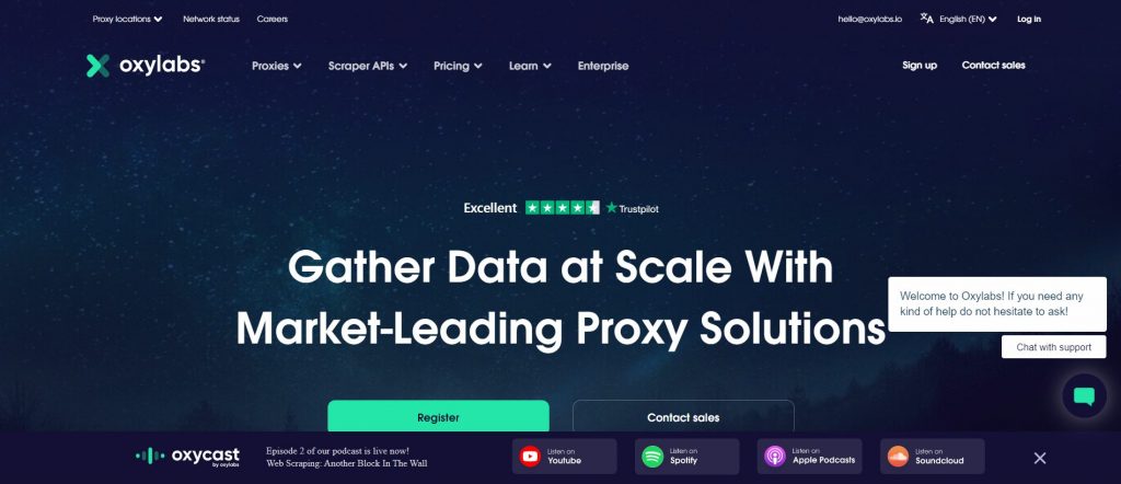 Oxylabs.io - best proxy solutions