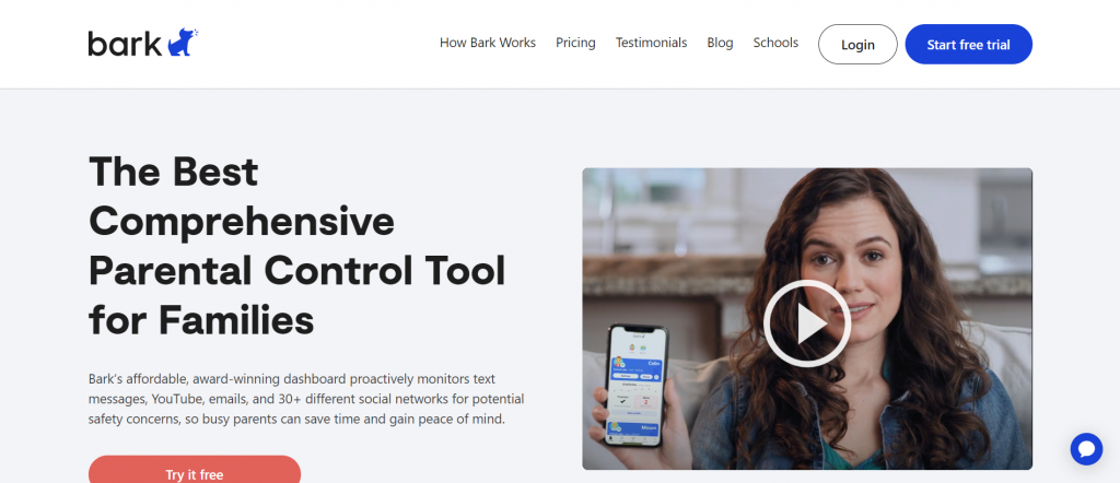 Bark- best parental control apps