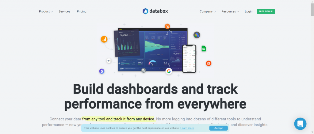 Databox- best KPI software