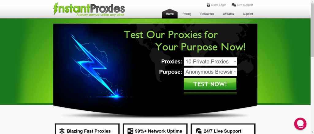 InstantProxies- best datacenter proxies