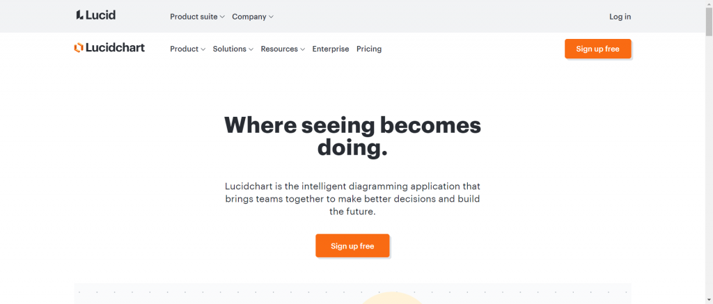 LucidChart- customer journey mapping tools