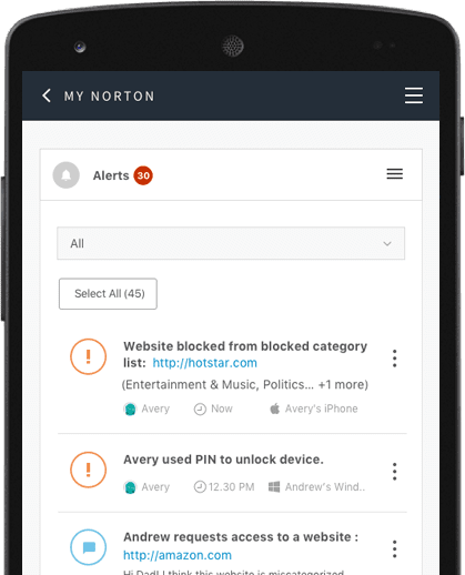 Norton Family- best parent gadget apps