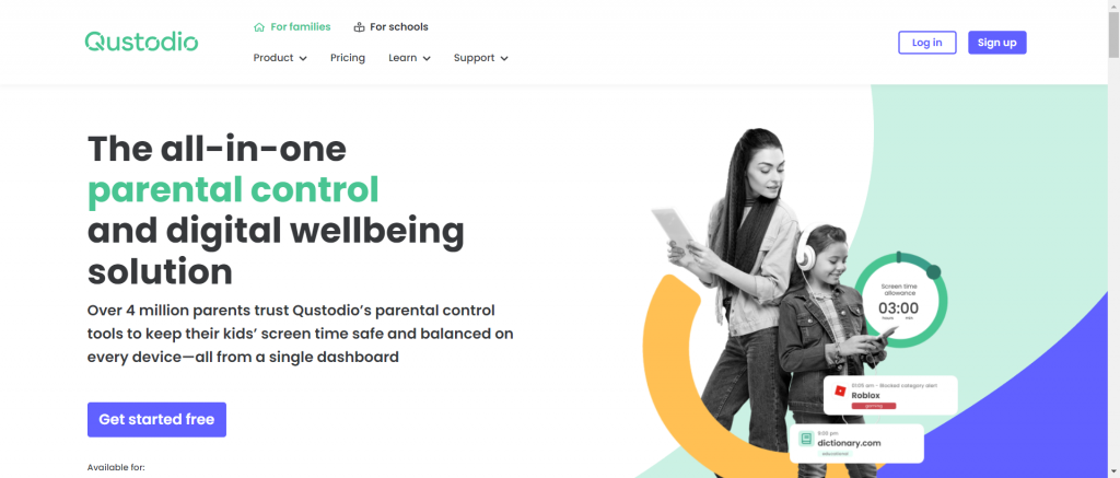 Qustudio parental control app