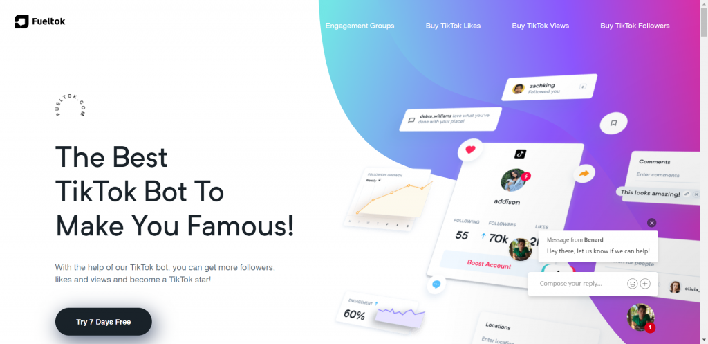 FuelTok- best TikTok automation bots