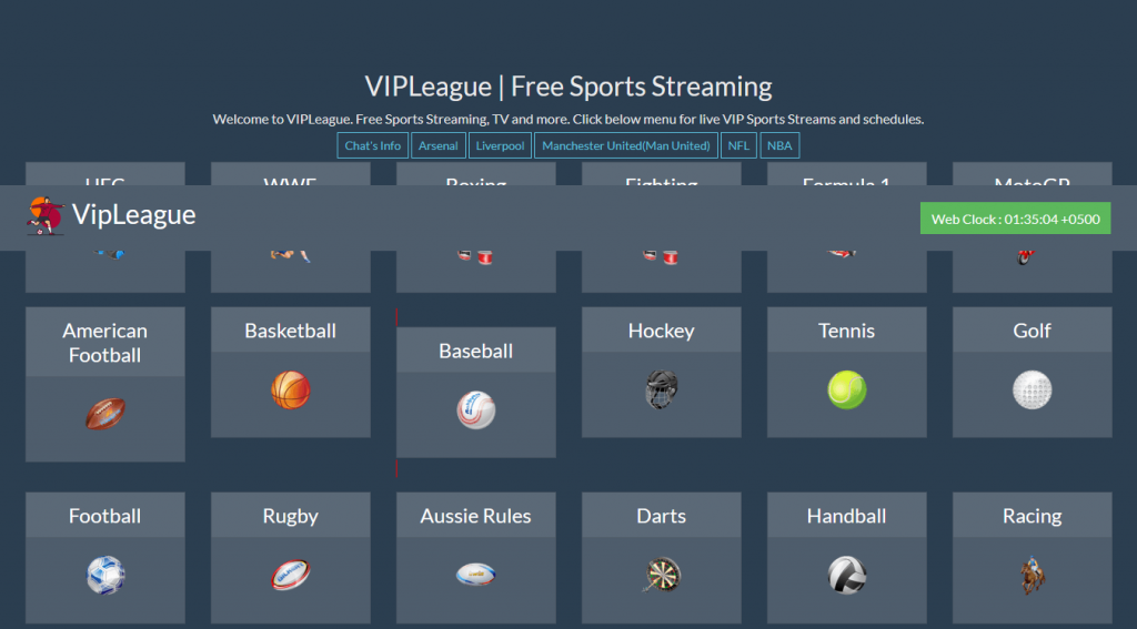 VIPLeague- best streameast alternatives