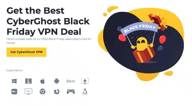 CyberGhost Black Friday Deal