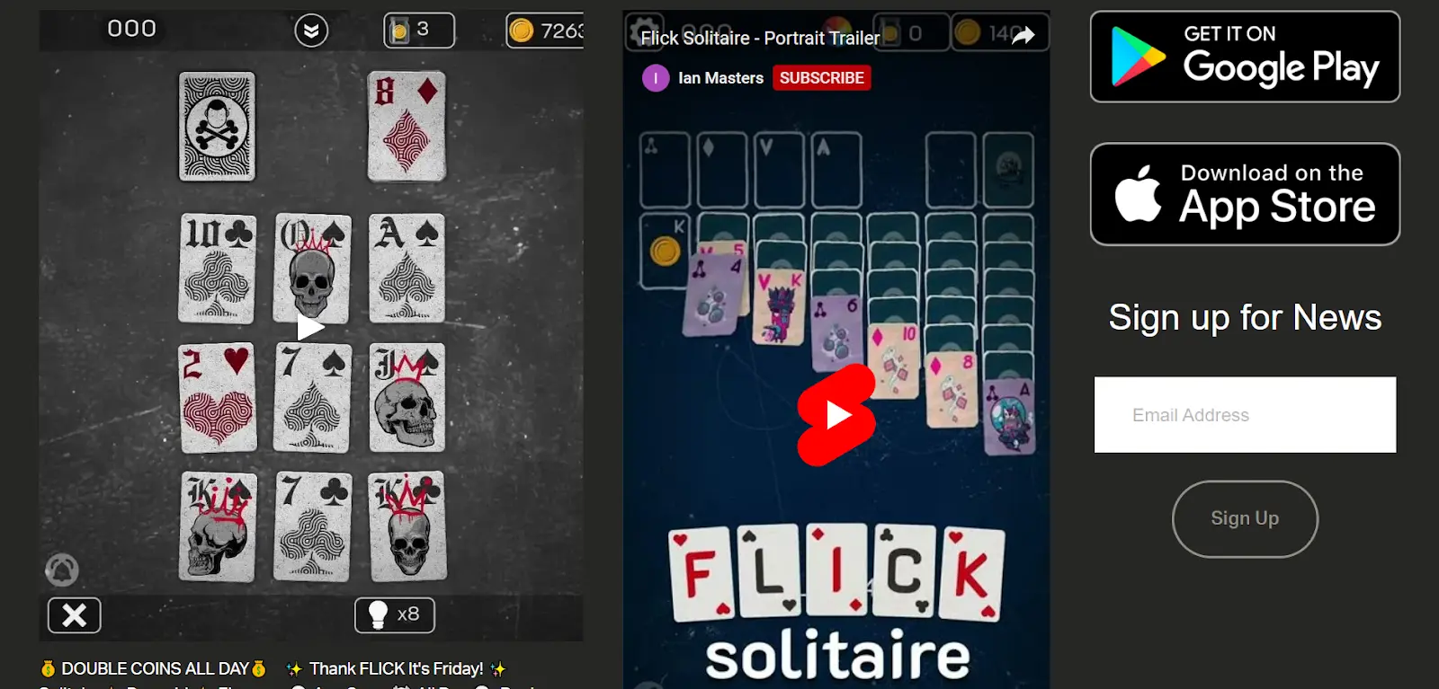 Flick Solitaire