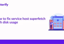 How to Fix Service Host Superfetch High Disk Usage